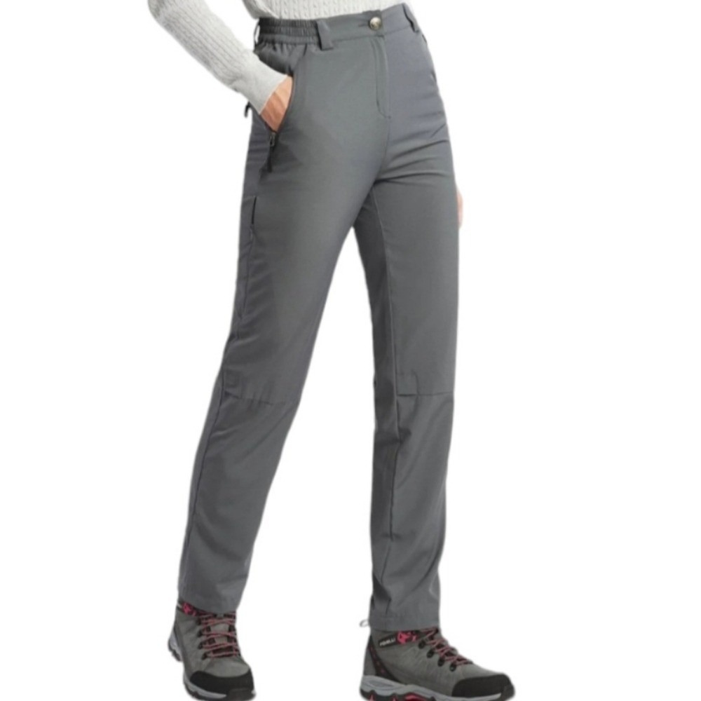Foxelli Women's Grey Convertible Hiking Pants‎ Size 8